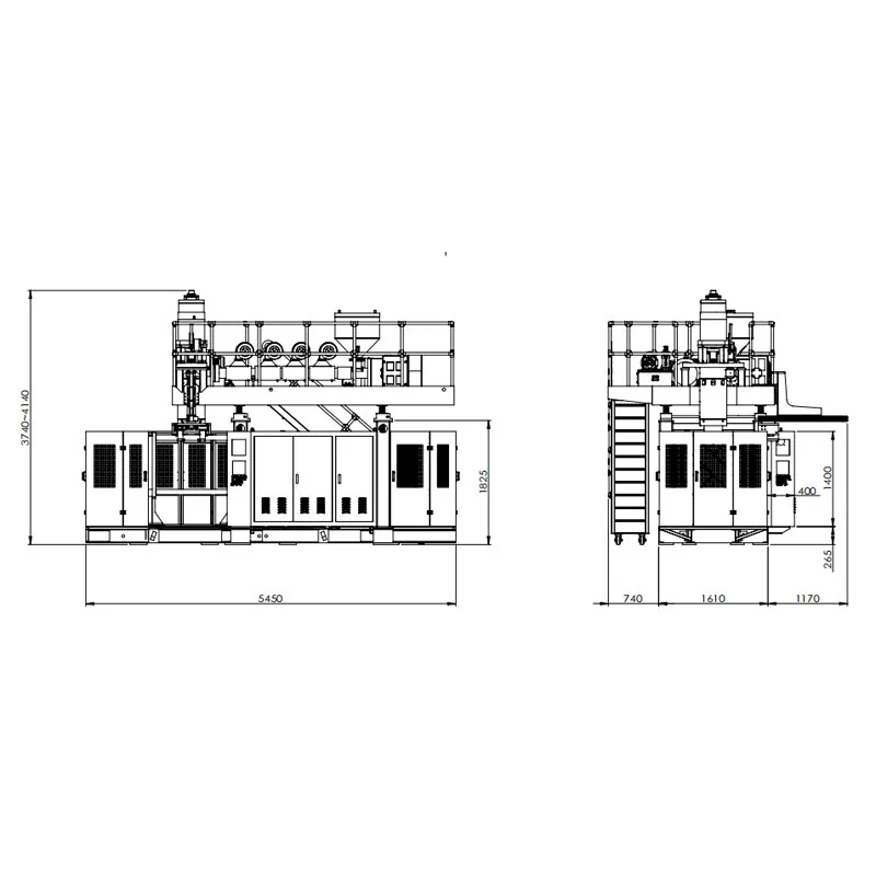 60L menumpuk mesin cetakan pukulan